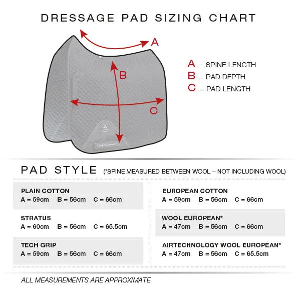 Premier Equine - Plain Cotton Square - Dressage