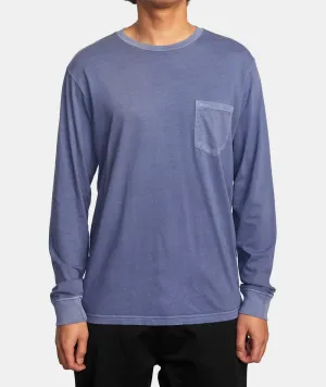 RVCA PTC Pigment L/S Tee-Royal