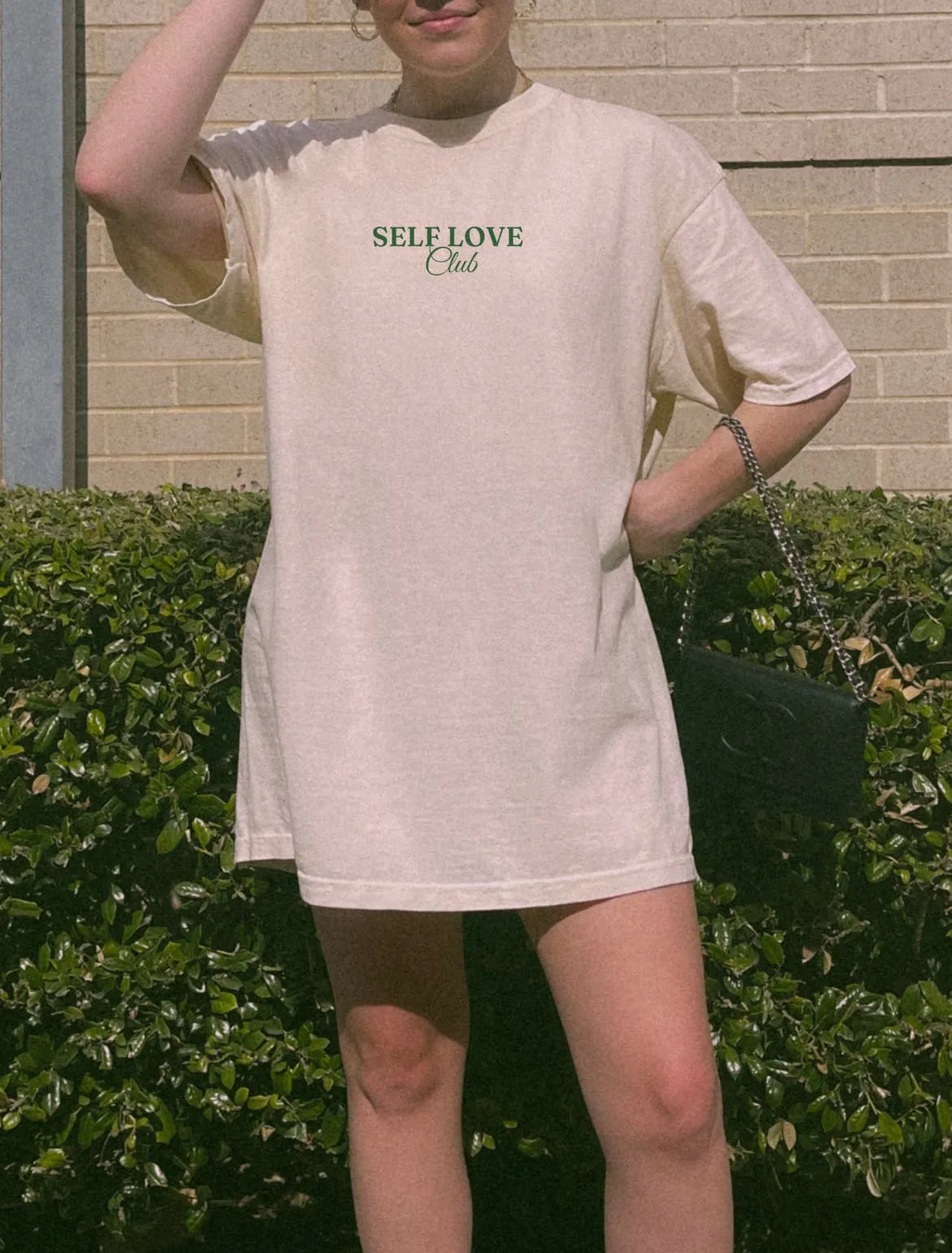 Self Love Club Oversized Graphic Tee