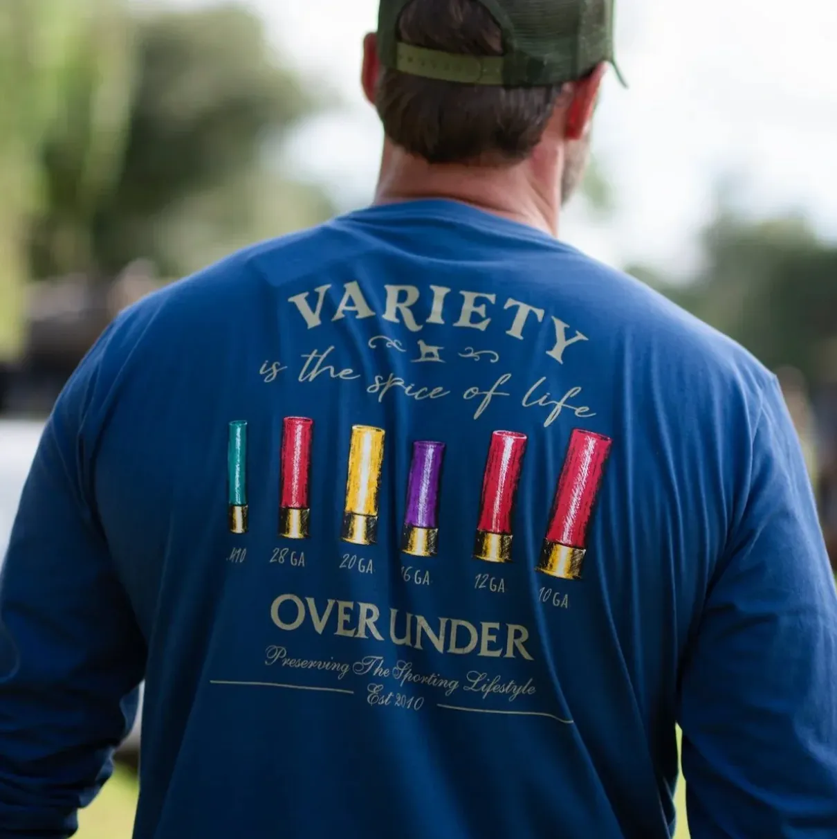 Shotgun Variety LS T-Shirt Navy