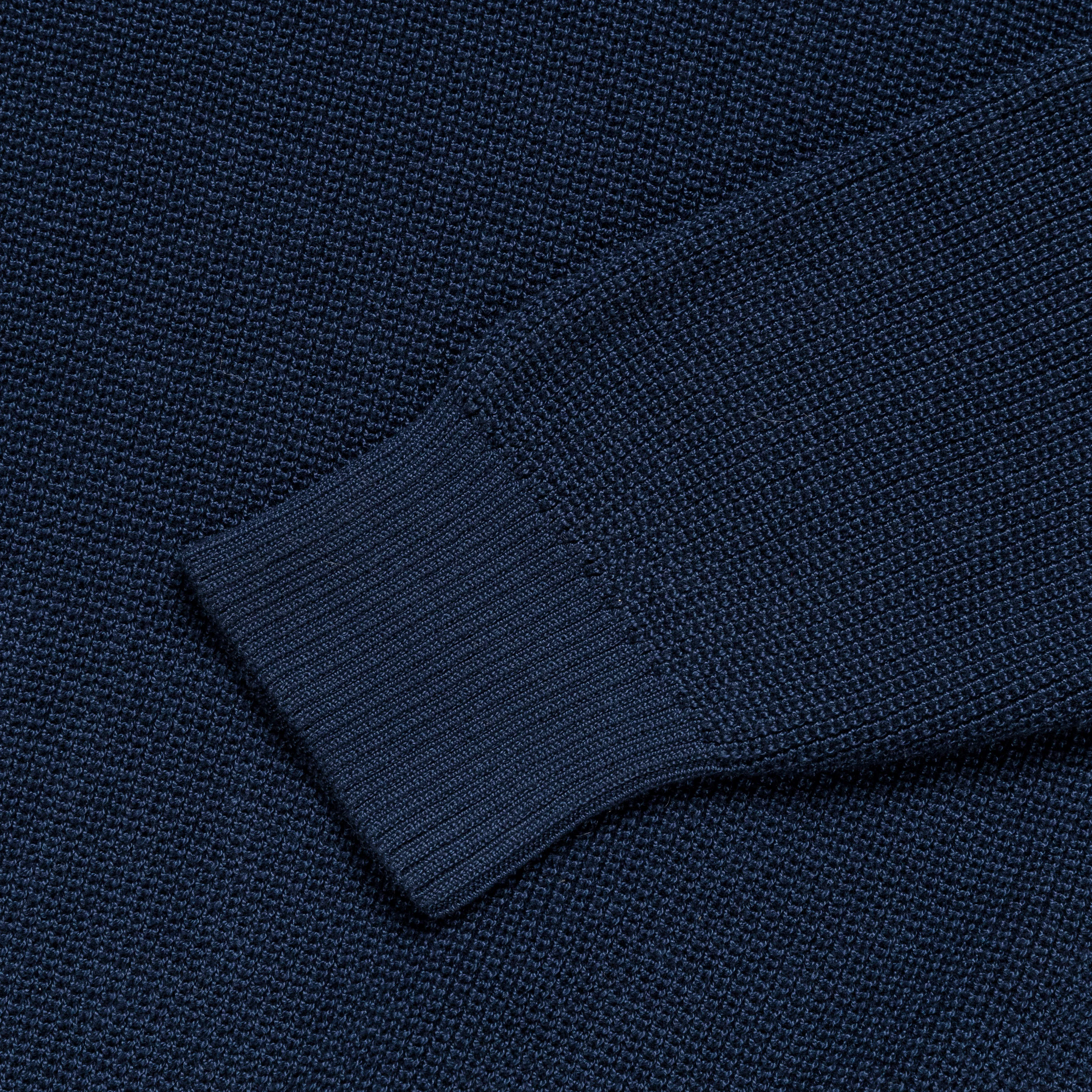 Slouchy LS Polo - Navy