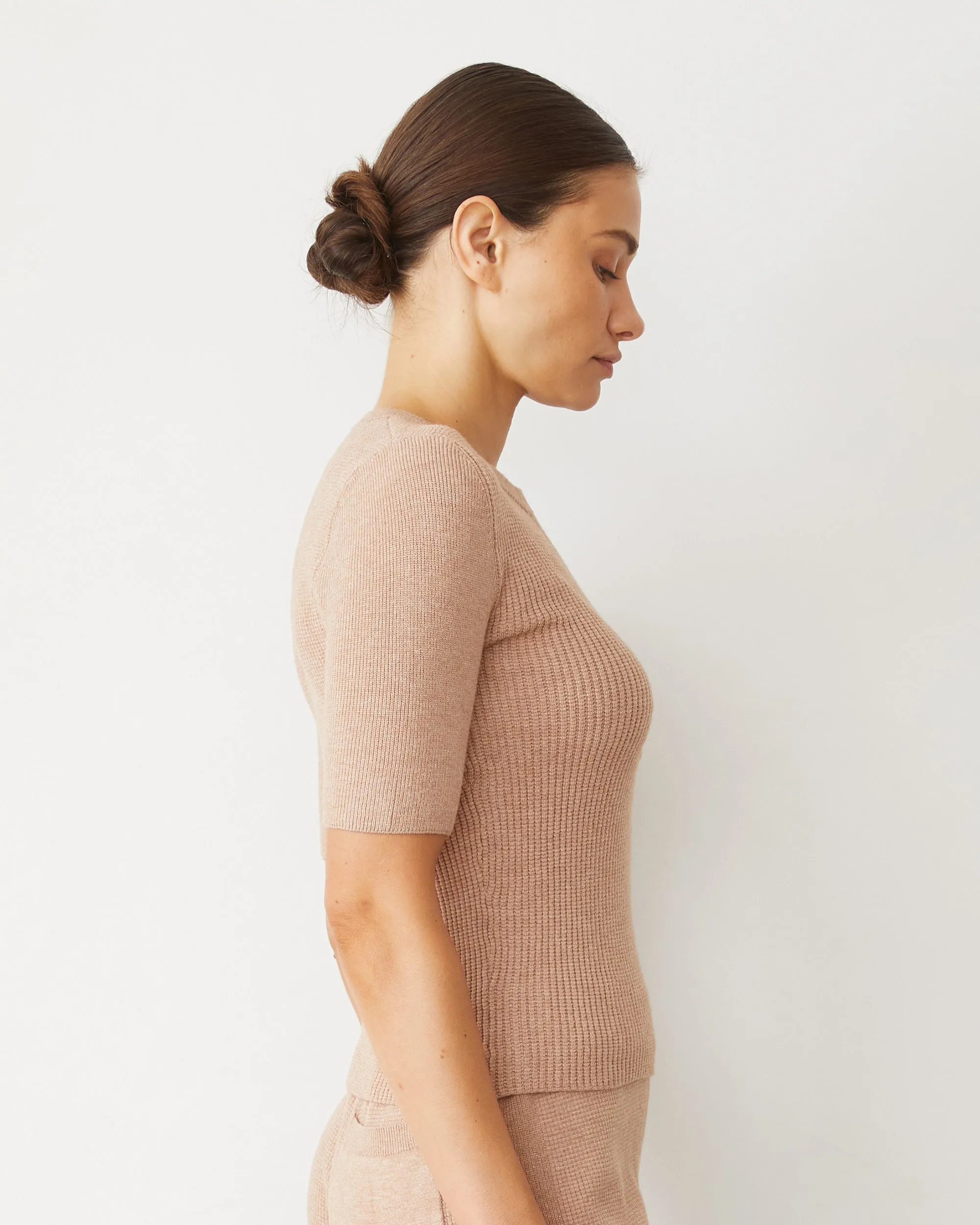 Softknit Rib Waffle Henley