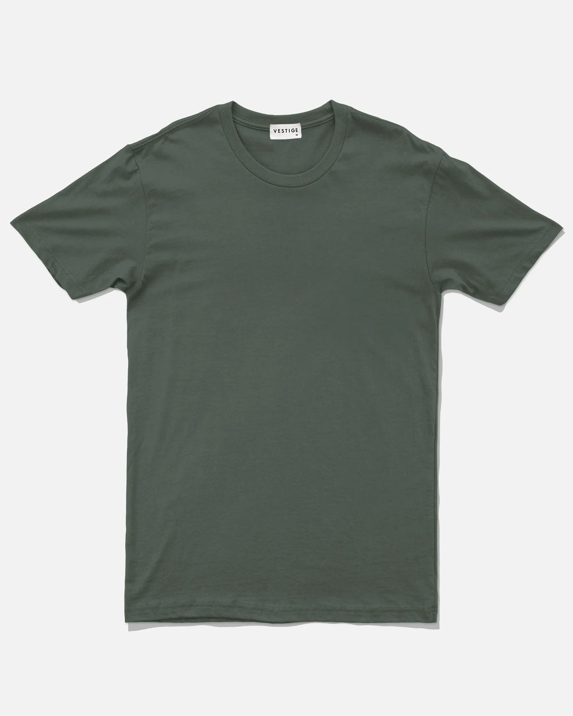 Solid Essential Tee, Dark Fir