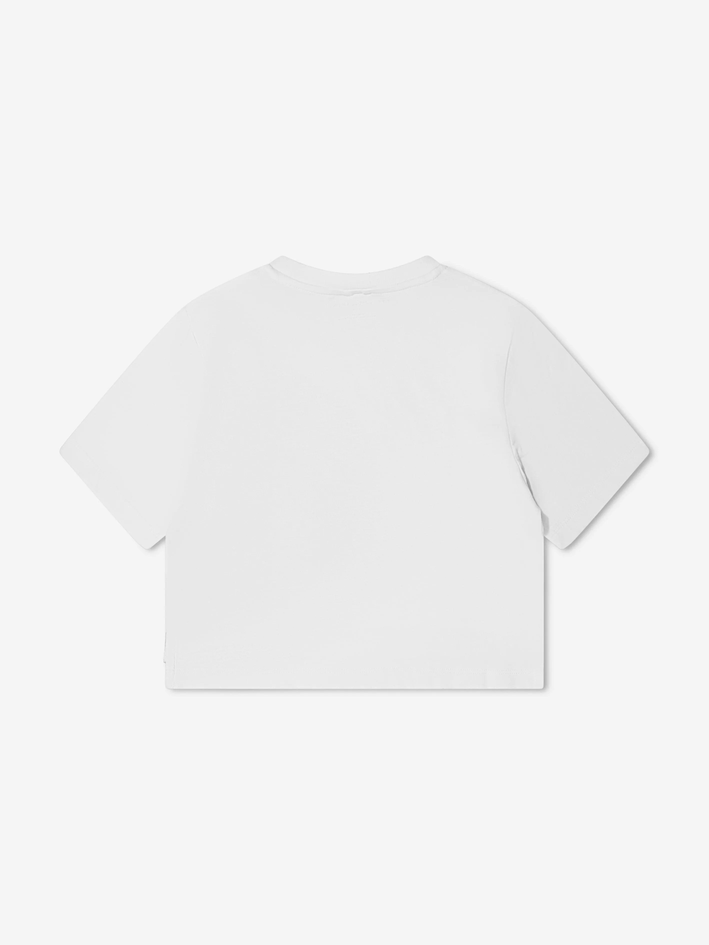 Stella McCartney Girls Side Logo Cropped T-Shirt