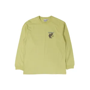 Sticky Frog Long-sleeve Tee 'Foggy Lemon'