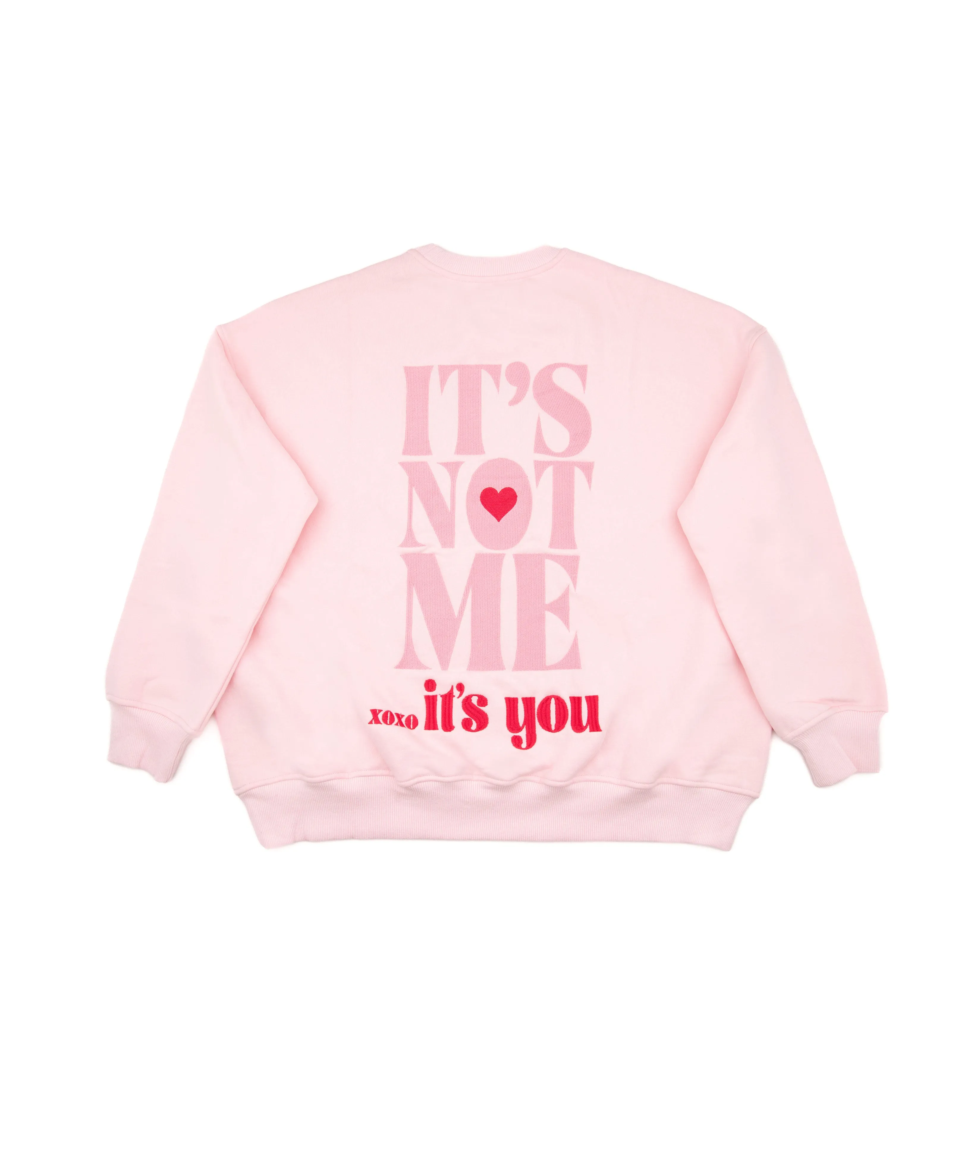 Sunkissed Coconut Juniors Embroidered It's Not Me It's You Sweatshirt