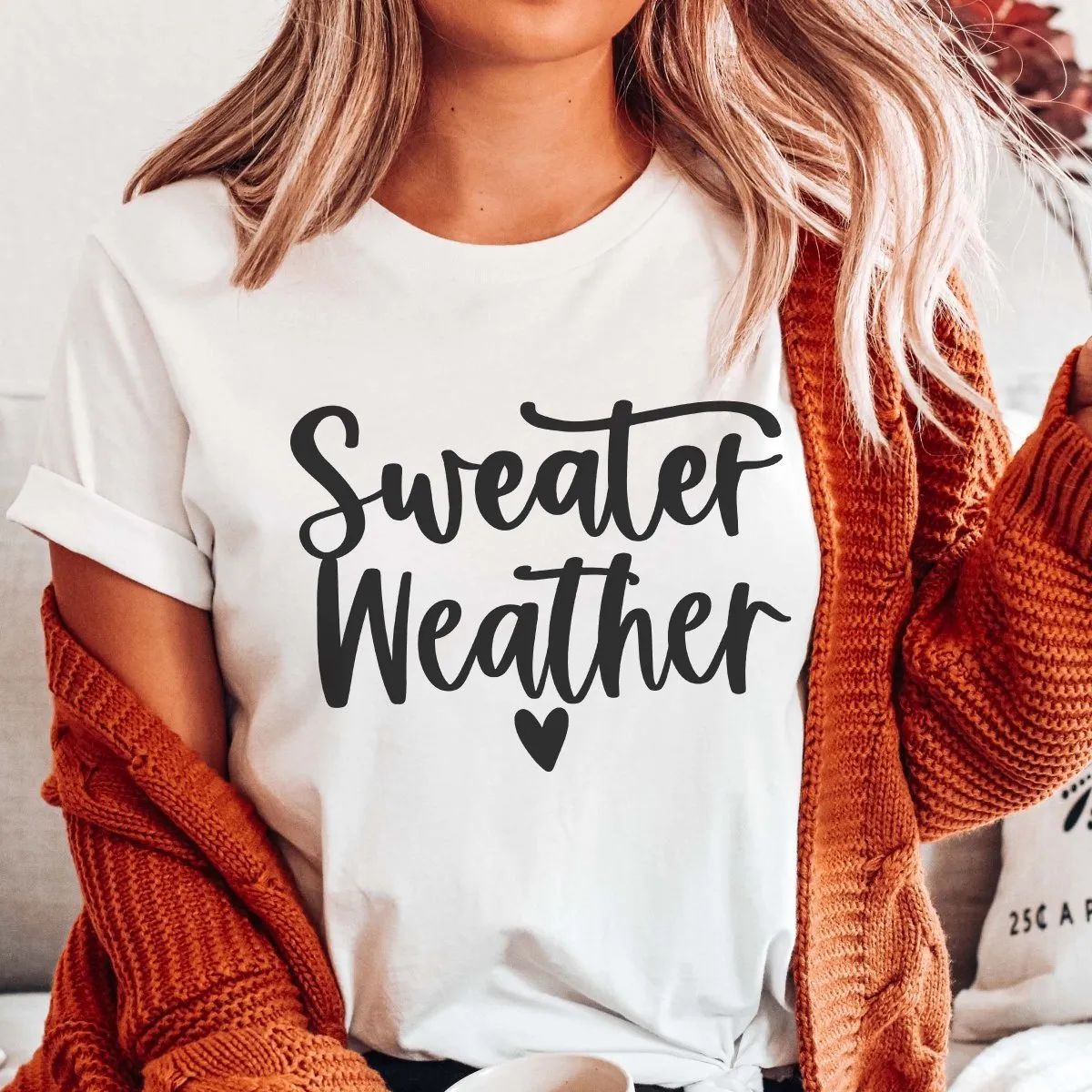 Sweater Weather Wholesale Bella Graphic Tee - Fast Shipping