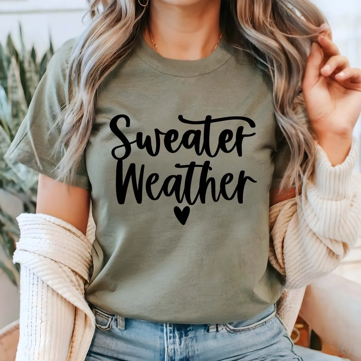 Sweater Weather Wholesale Bella Graphic Tee - Fast Shipping