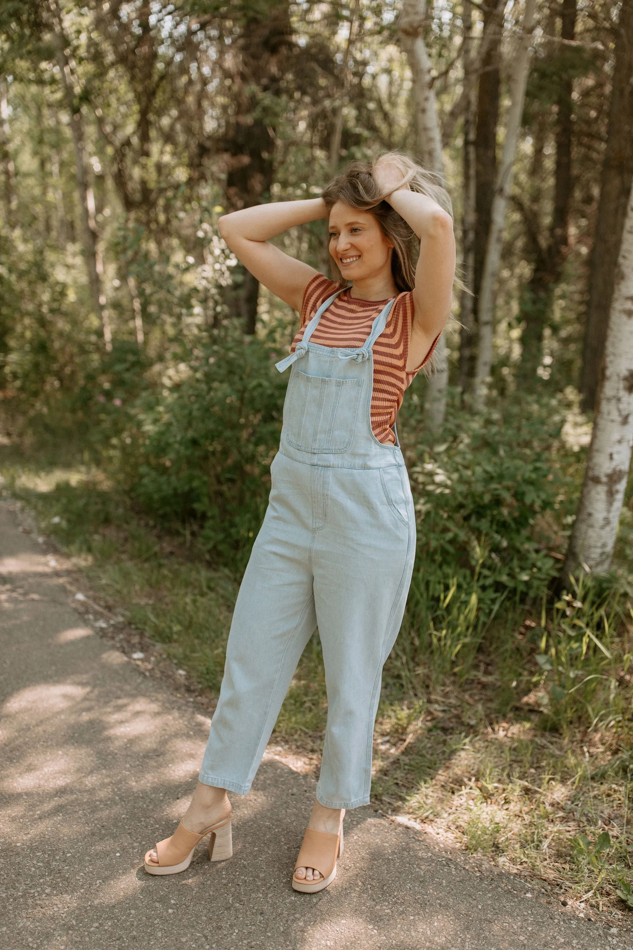 The Slinky Baby Tee by Free People - Redwood Peach