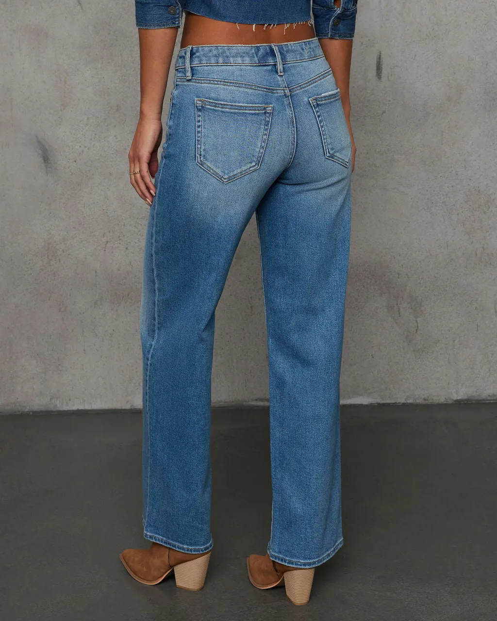 Tisla Straight Leg Dad Jeans