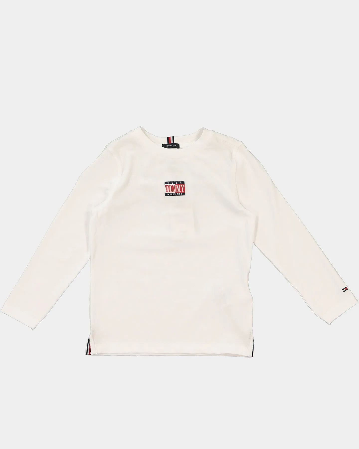 Tommy Hilfiger Kids' Timeless Tommy Long Sleeve T-Shirt White