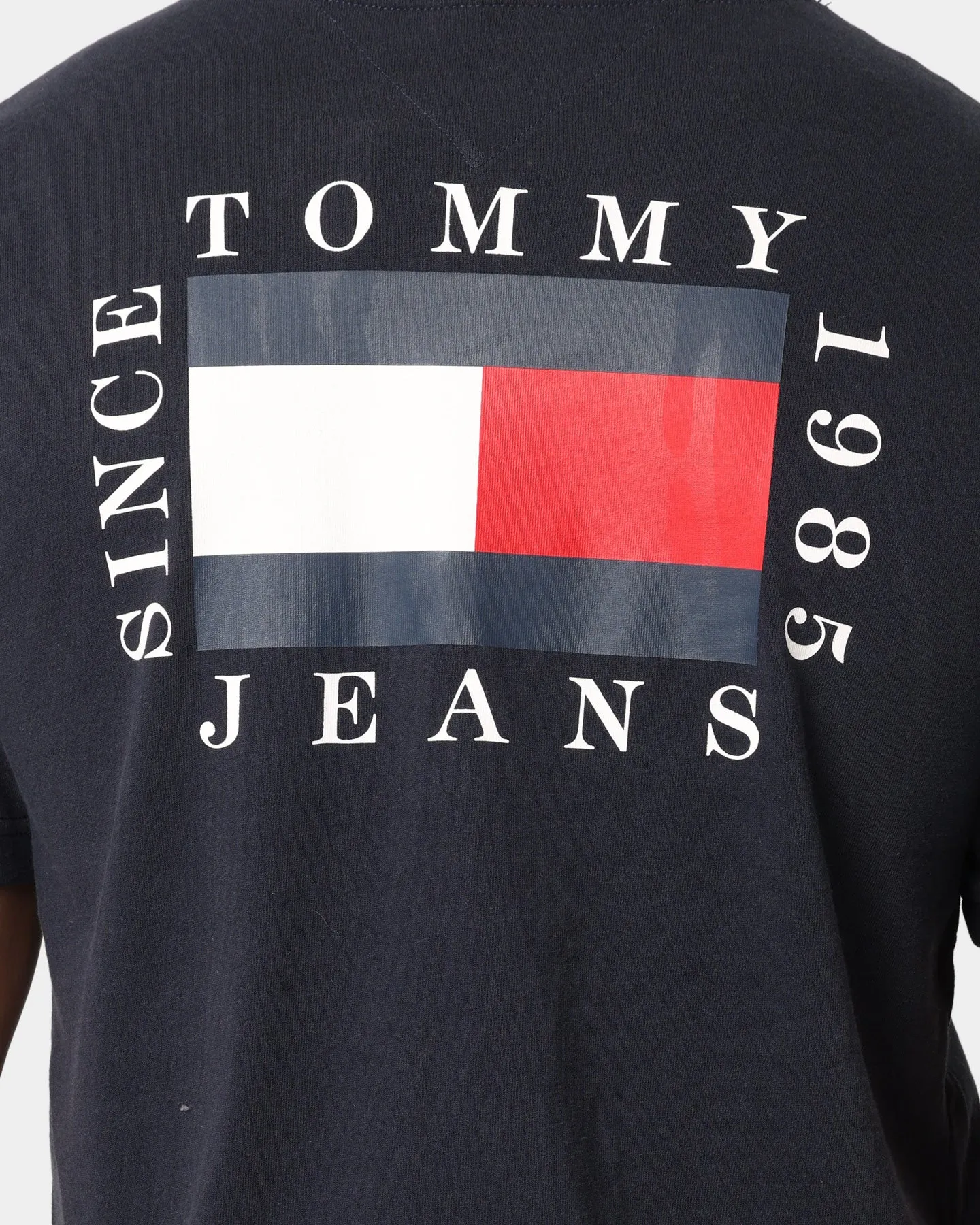 Tommy Jeans TJM Box Flag T-Shirt Twilight Navy