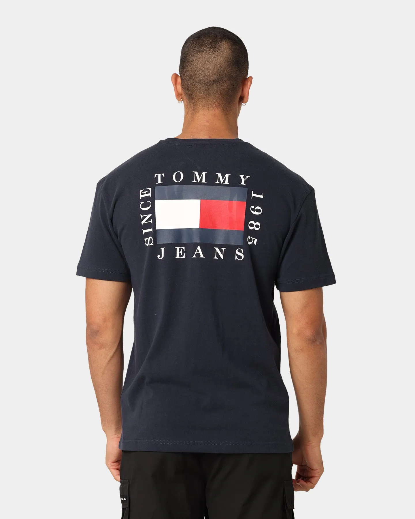 Tommy Jeans TJM Box Flag T-Shirt Twilight Navy