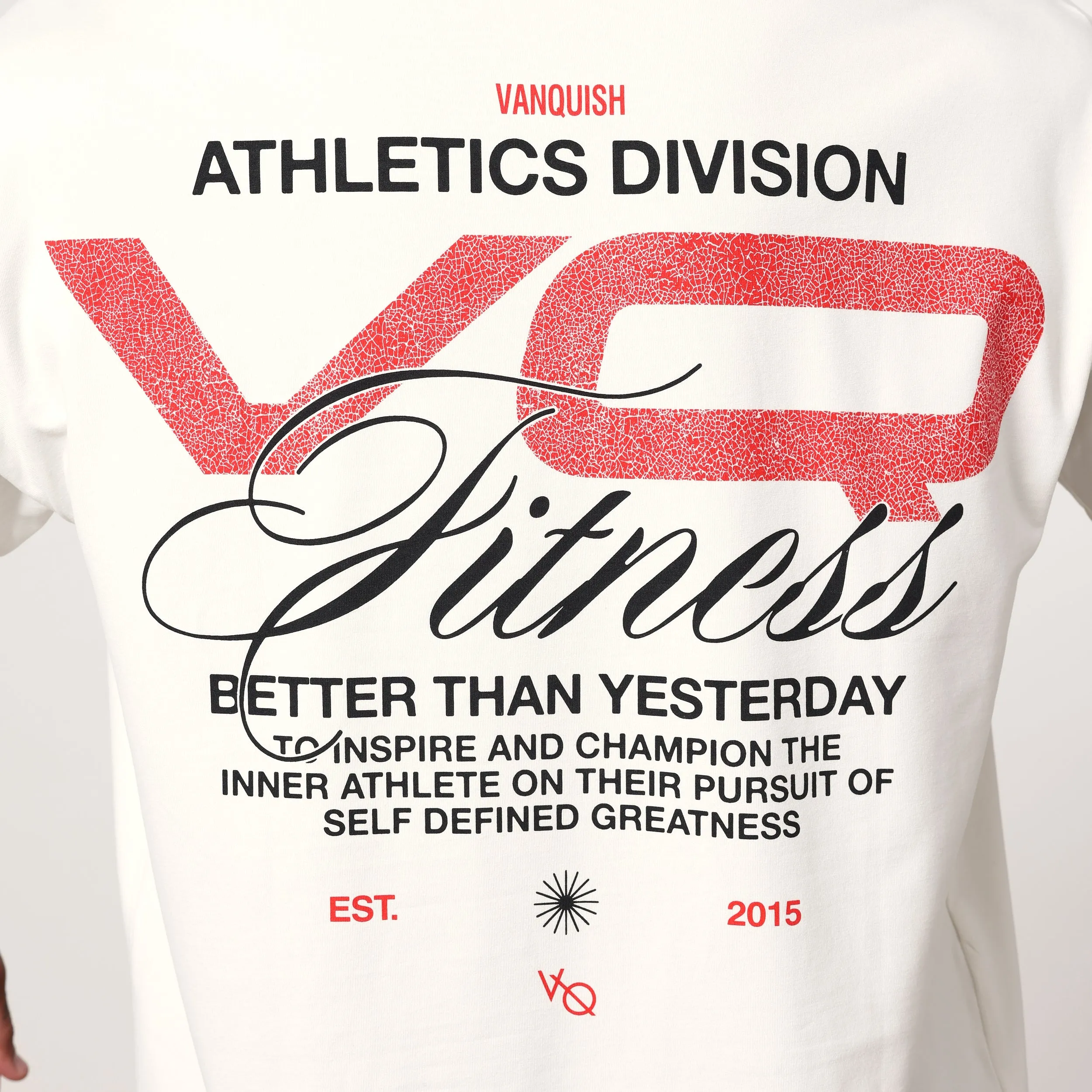 Vanquish TSP VQ Fitness Vintage White Oversized T-Shirt