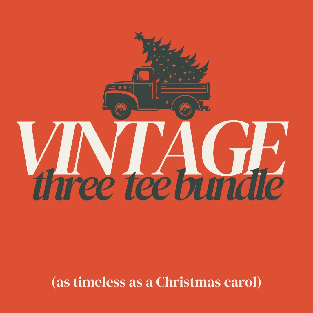 Vintage Holiday Bundle | Three Tee Sale | Ruby's Rubbish®