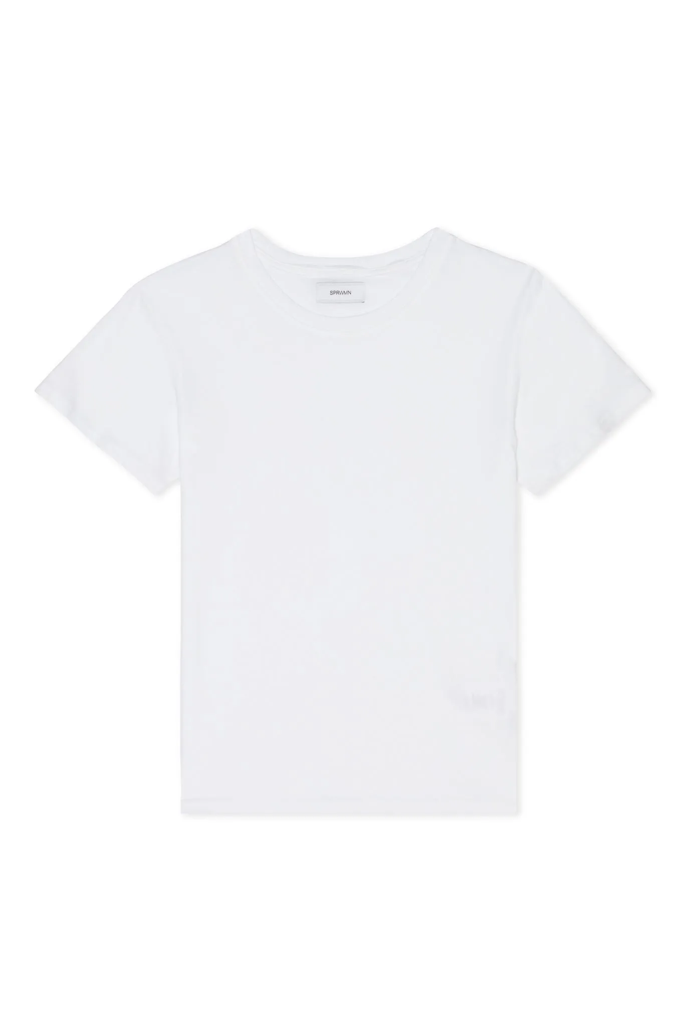 White Cotton Baby Tee