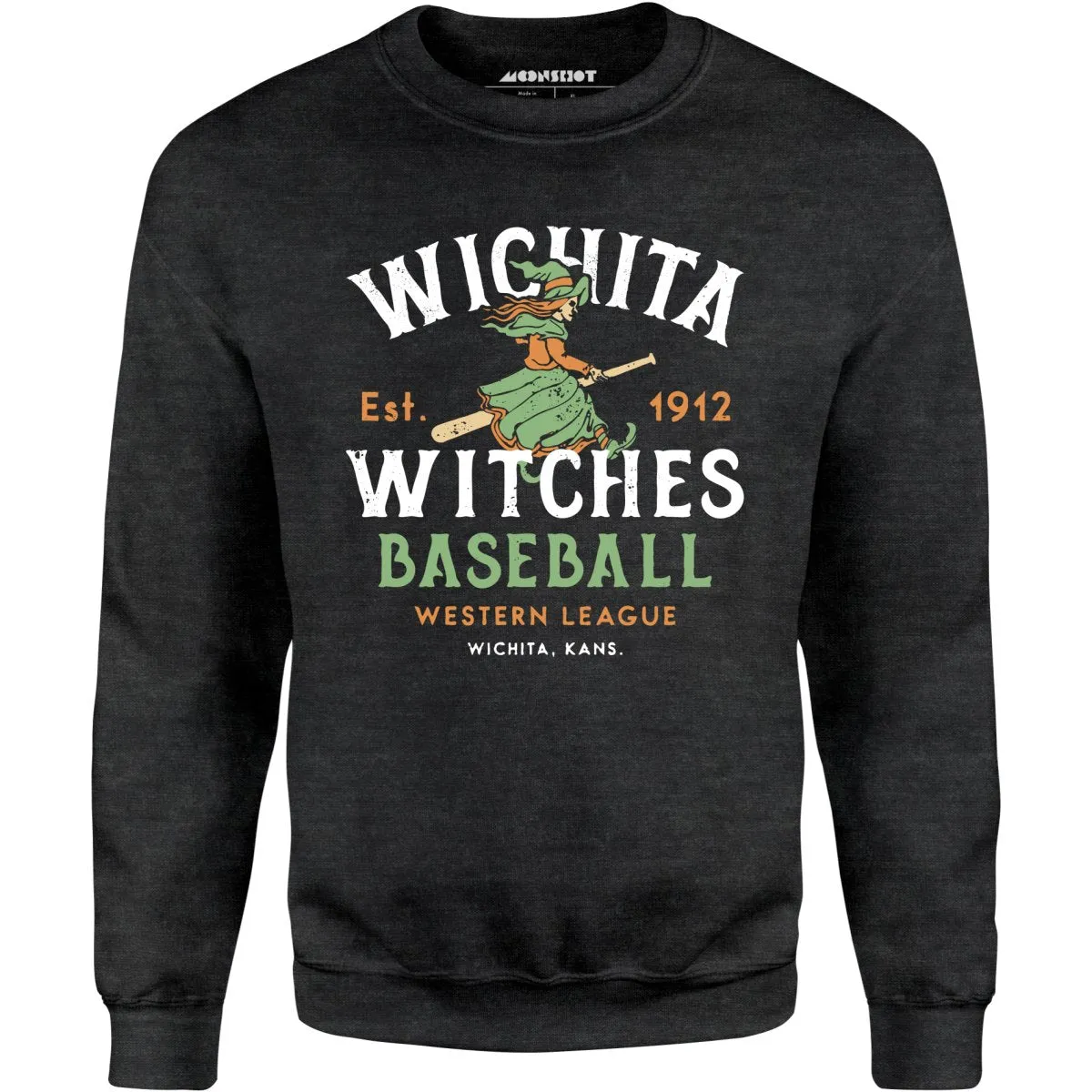 Wichita Witches - Kansas - Vintage Defunct Baseball Teams - Unisex Sweatshirt